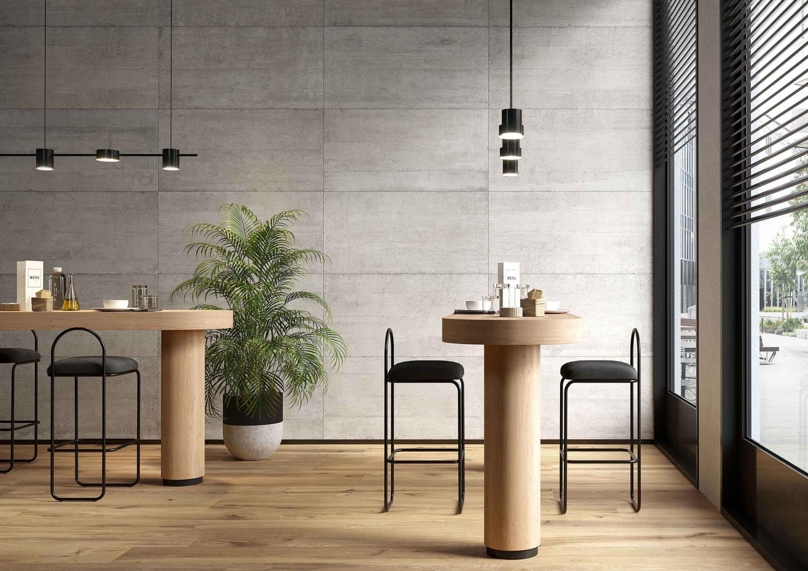 Gres DOCKS LIGHT GREY 60x120 płytka matowa imitująca beton (3)