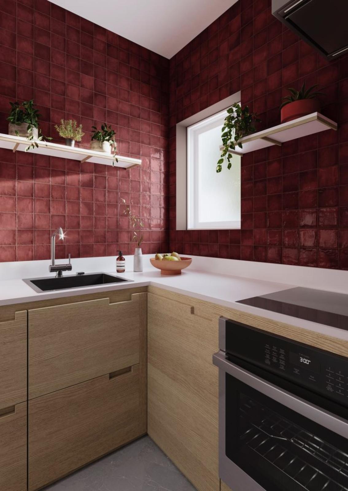 Gres DECO AMARIS PLUS BURDEOS 32x62,5 (5)