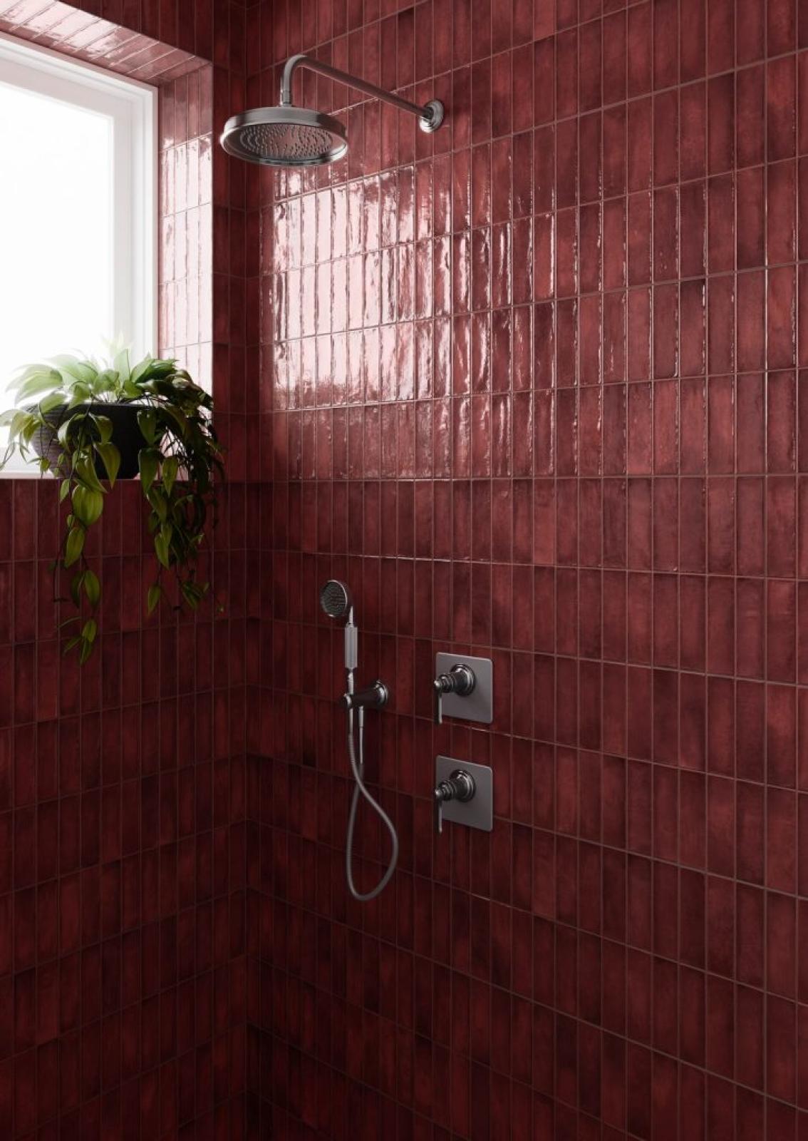 Gres DECO ARTIS PLUS BURDEOS 32x62,5 (4)