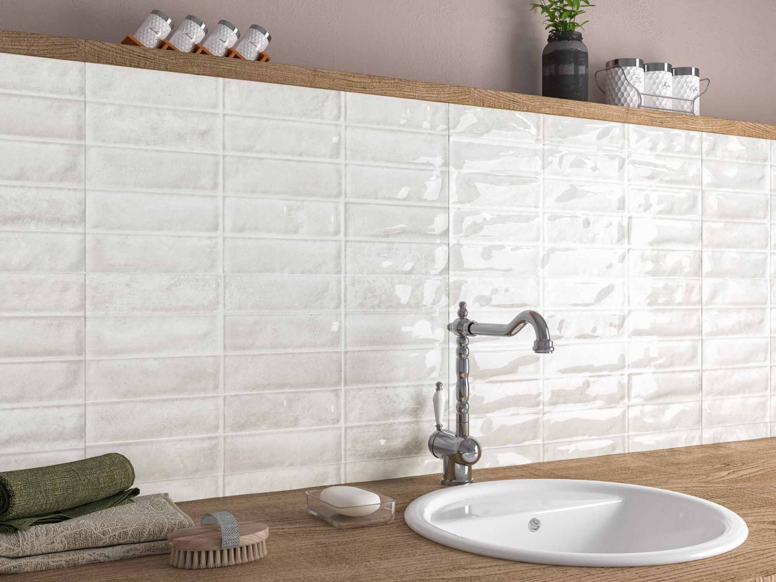 Płytka ścienna POOL WHITE 31,6x60