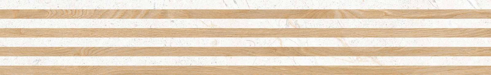 Gres CRUST 3D BOISERIE WHITE 18,4x120 (1)