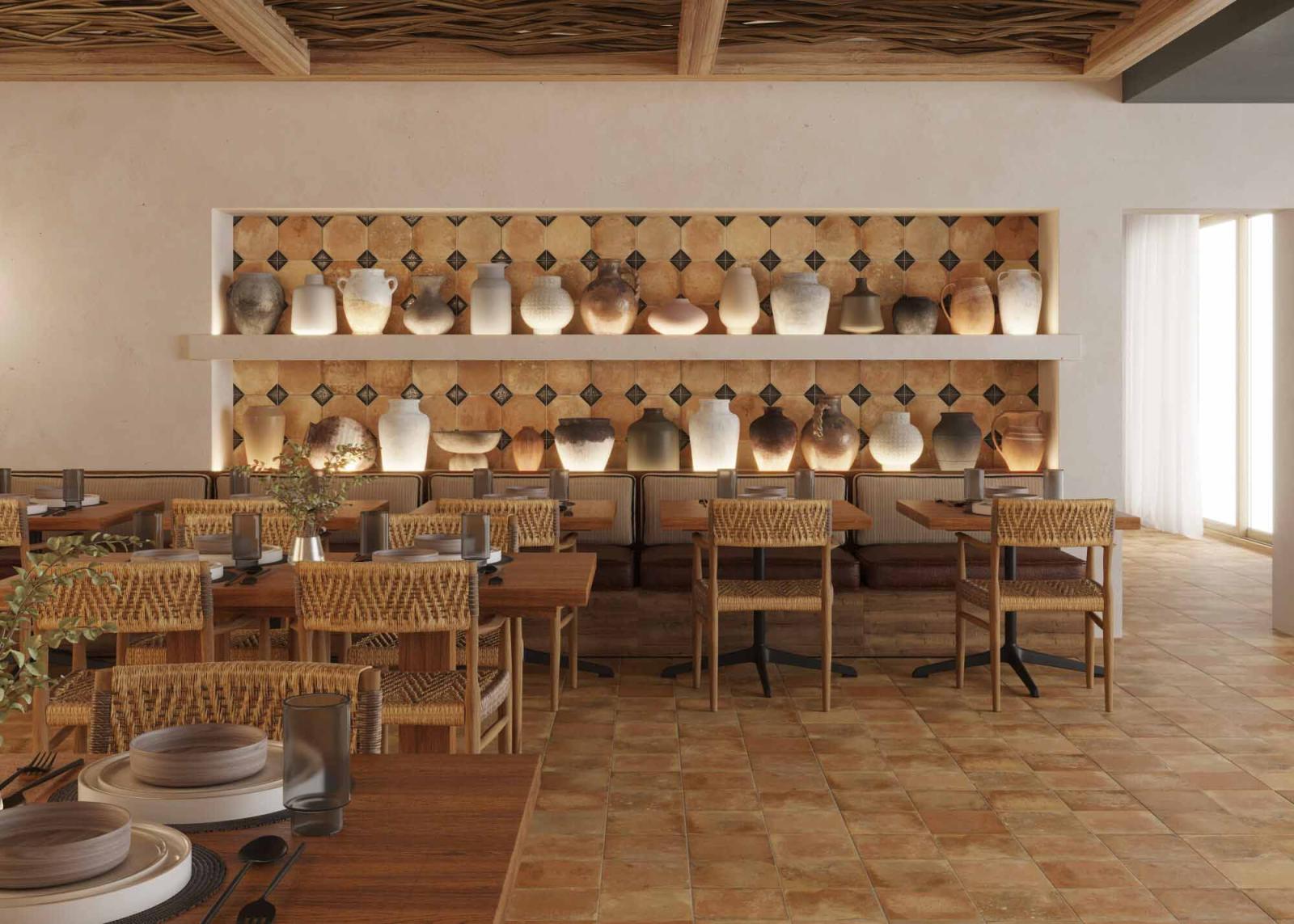 Gres FS NONNA BLACK DECOR LT 45,2x45,2 (4)