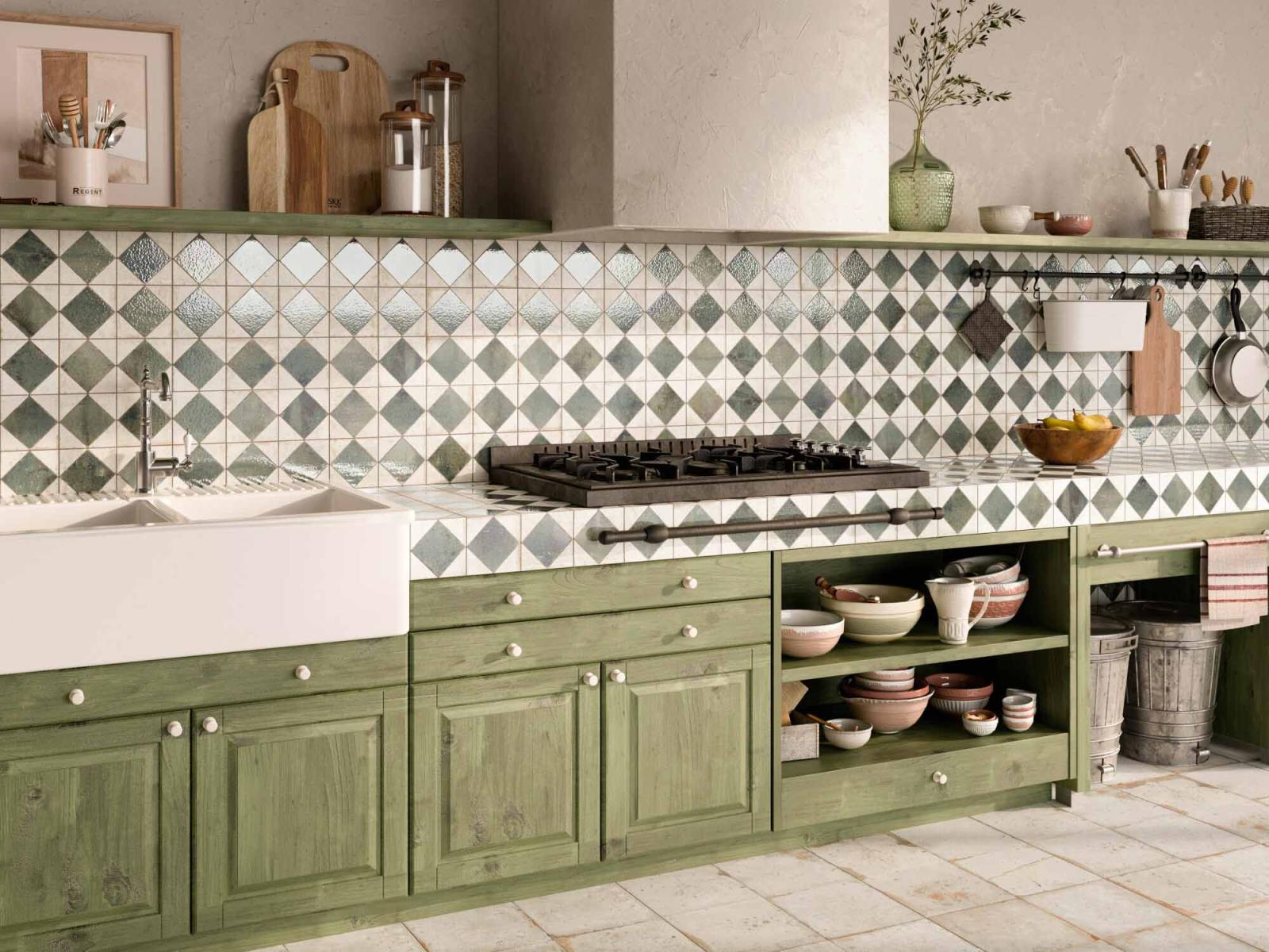 Terakota FS ARLES GREEN LT 33x33 (2)