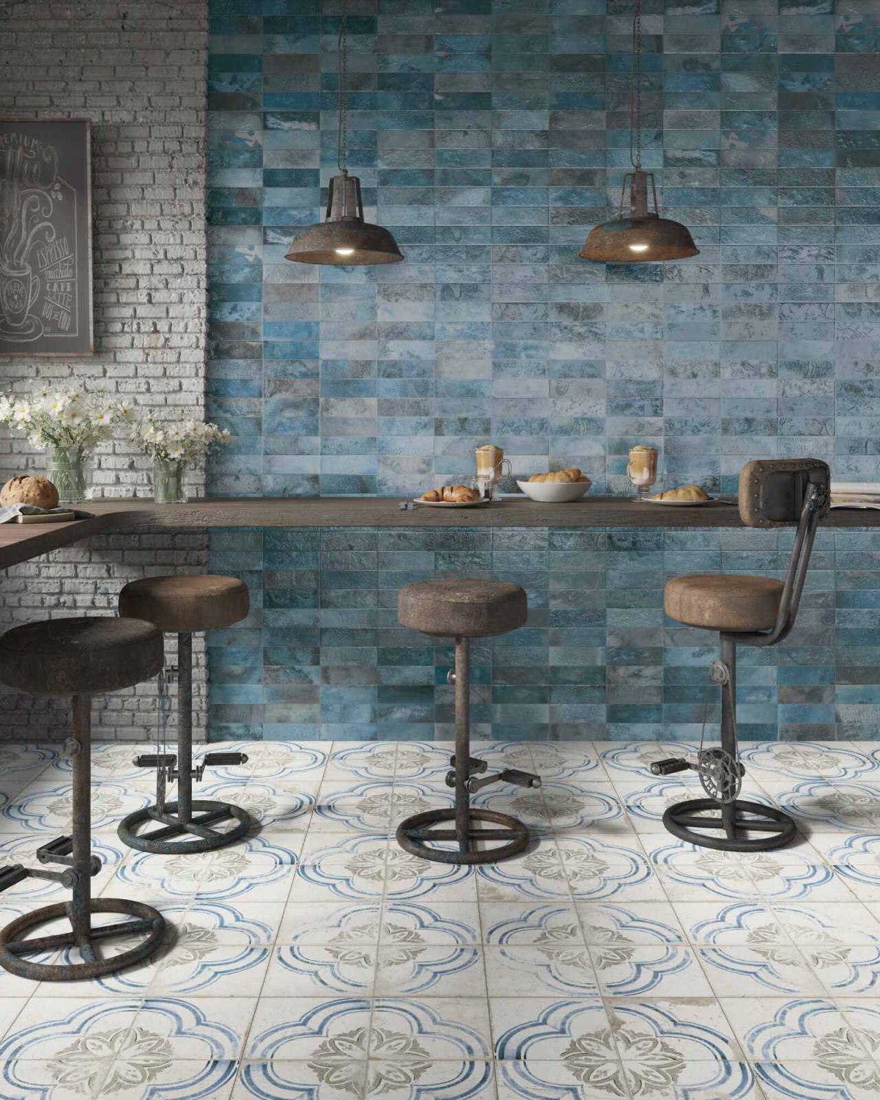 Płytka ścienna FS RAKU BLUE 20x40 (3)