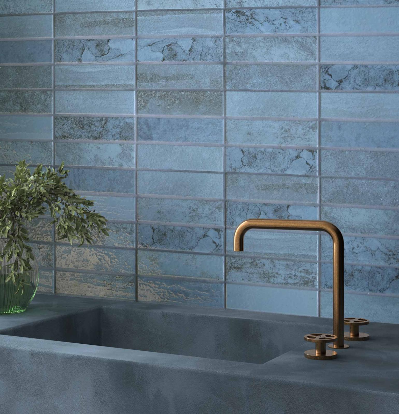 Gres TERRALUZ AZUL 14,7X14,7