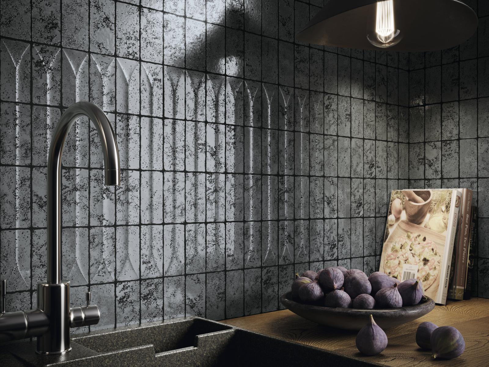 Gres ARKA FORMA SILVER 5,8X11,6 (2)