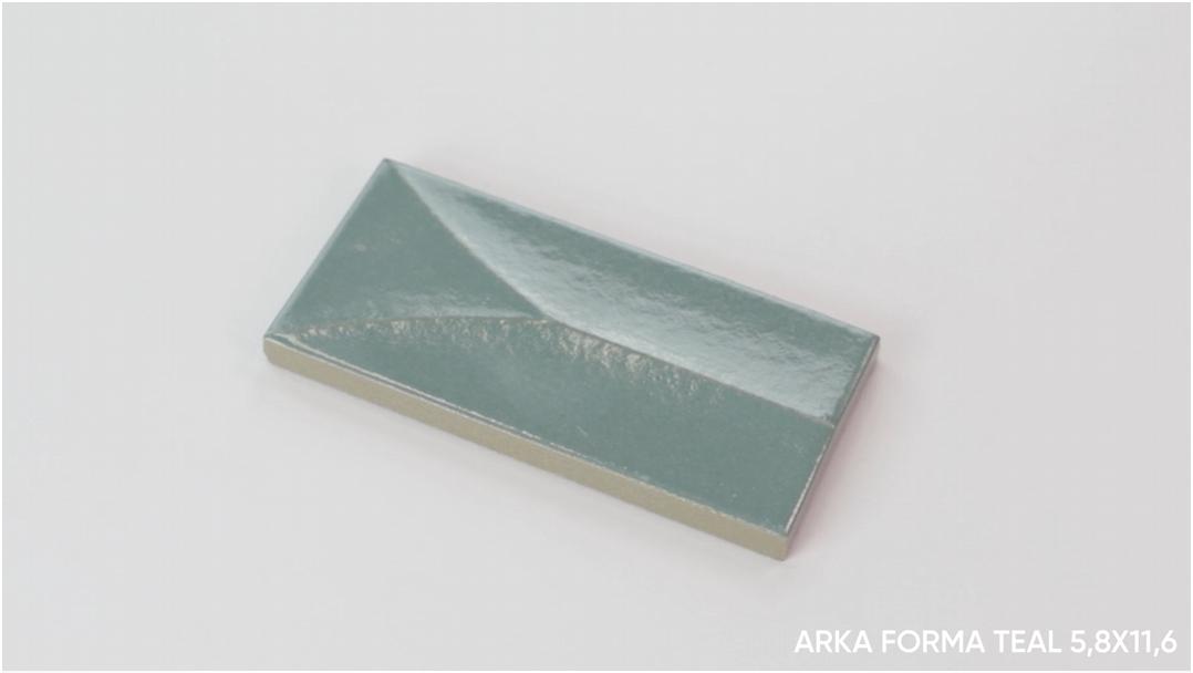 Gres ARKA FORMA TEAL 5,8X11,6 (3)