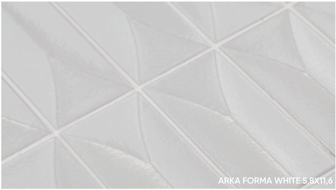 Gres ARKA FORMA WHITE 5,8X11,6 (5)