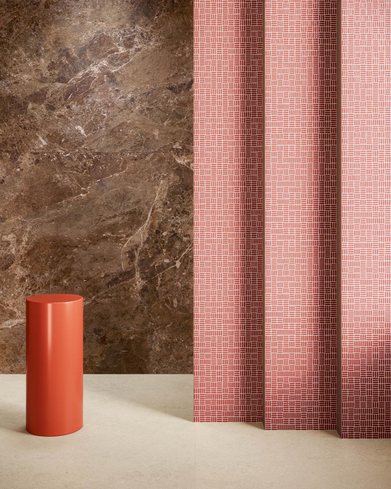 Płytka ścienna TINY BURGUNDY 10x10