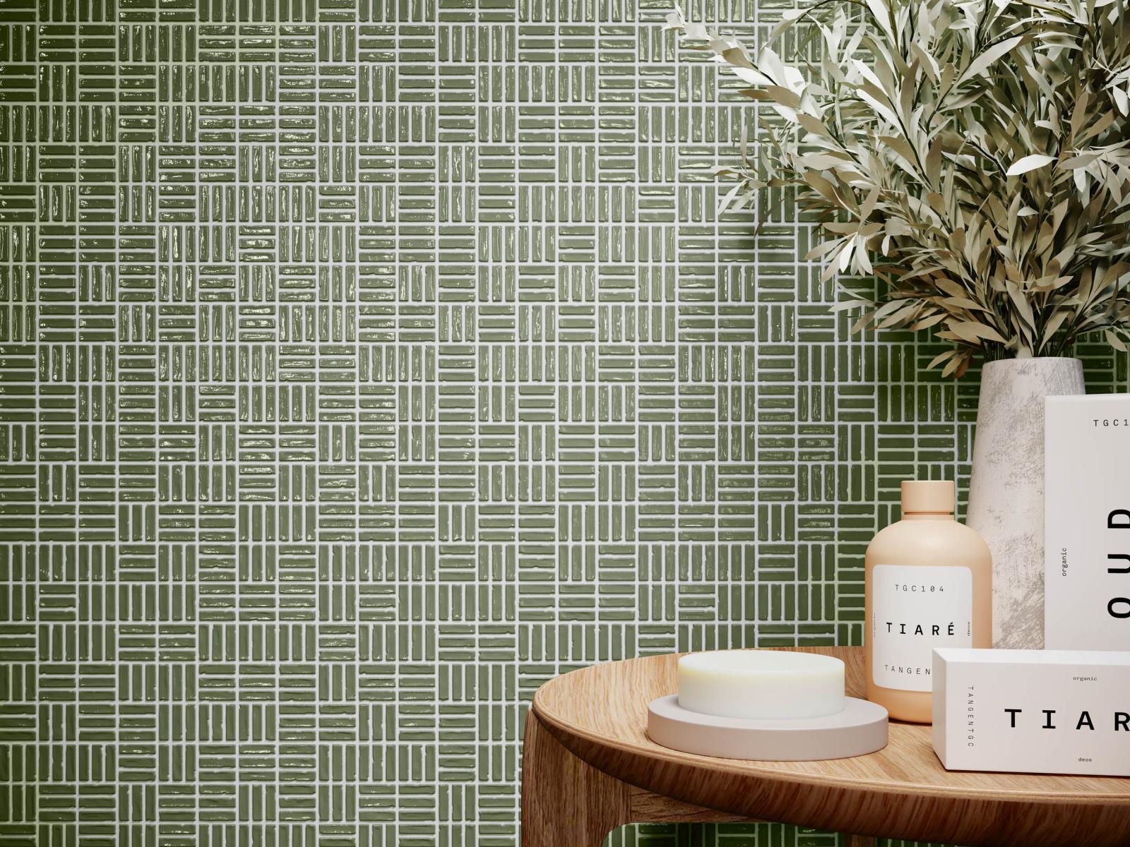 Płytka ścienna TINY BOTTLE GREEN 10x10