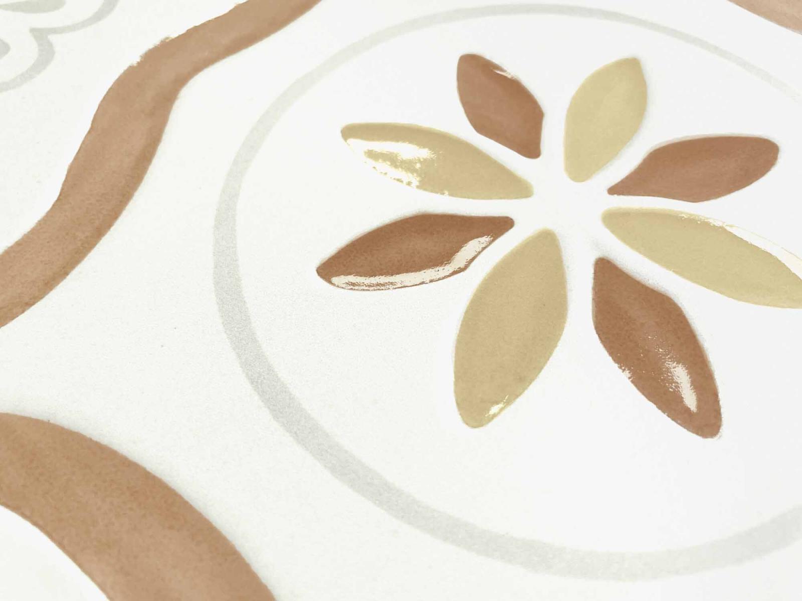 Gres LLEVANT CLAY PETALS LT 22,3x22,3 (2)