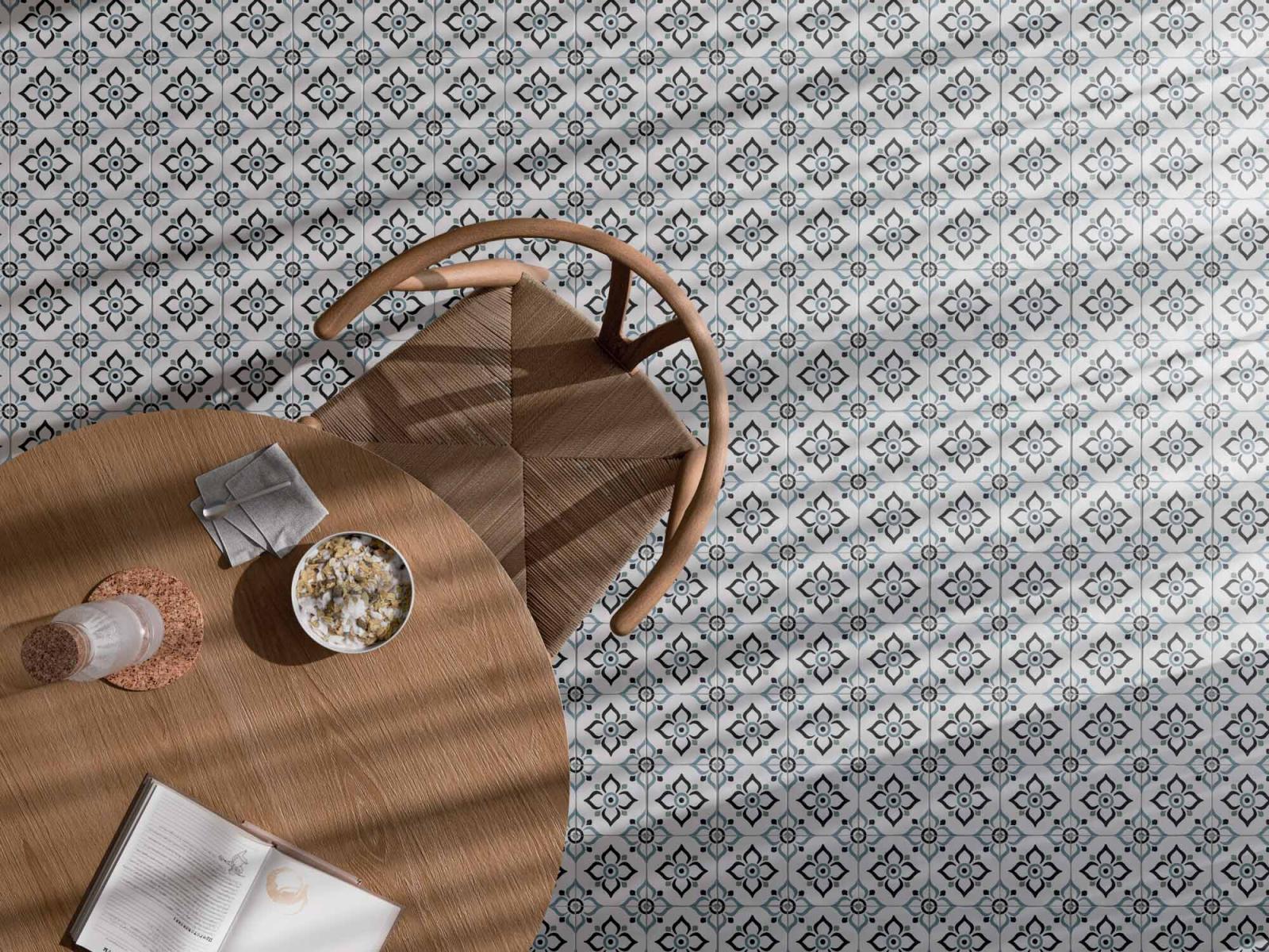 Gres TANGER BLUE GARDEN 12,3x12,3