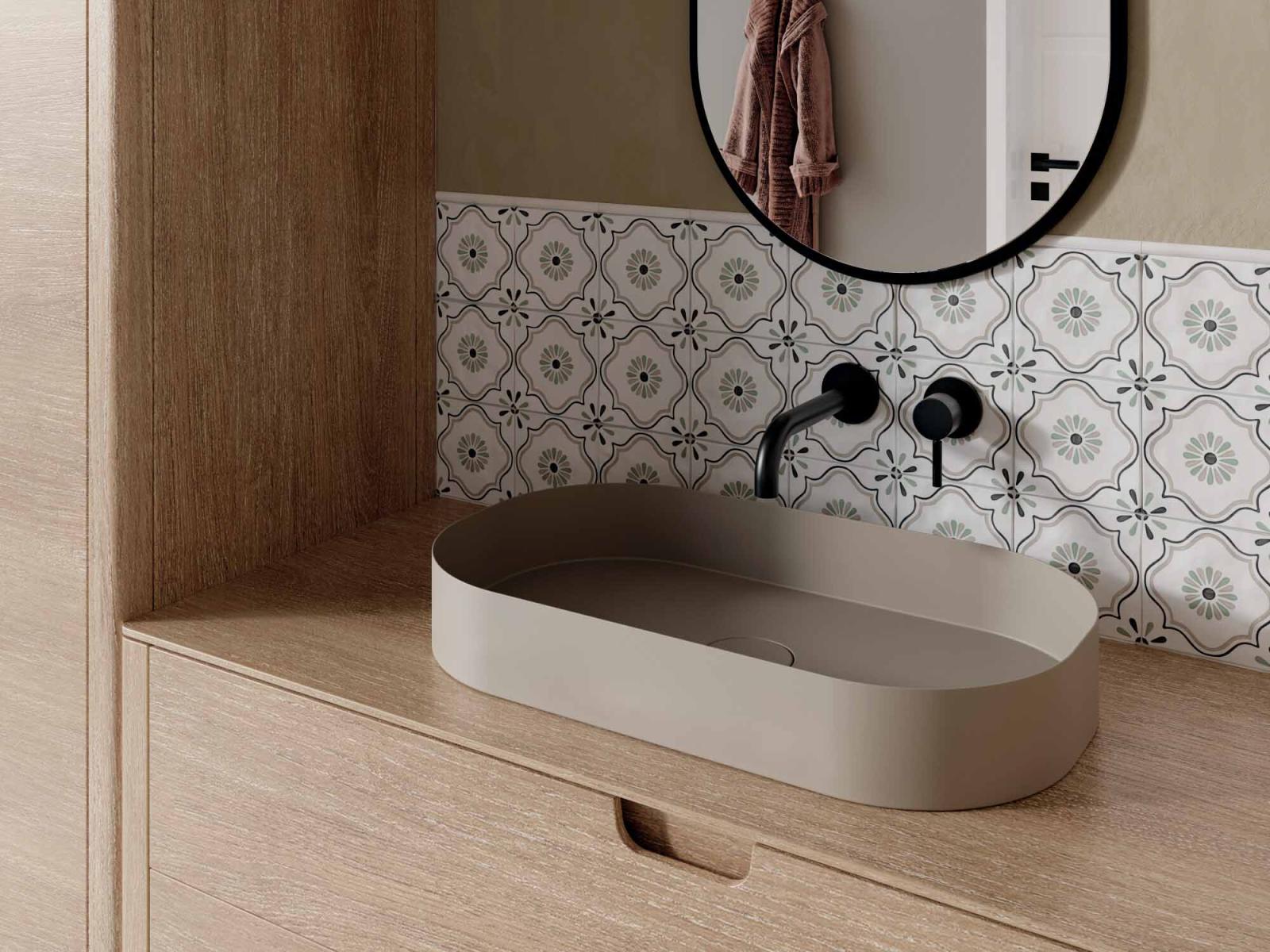 Gres TANGER SAND FLOWER 12,3x12,3 (2)