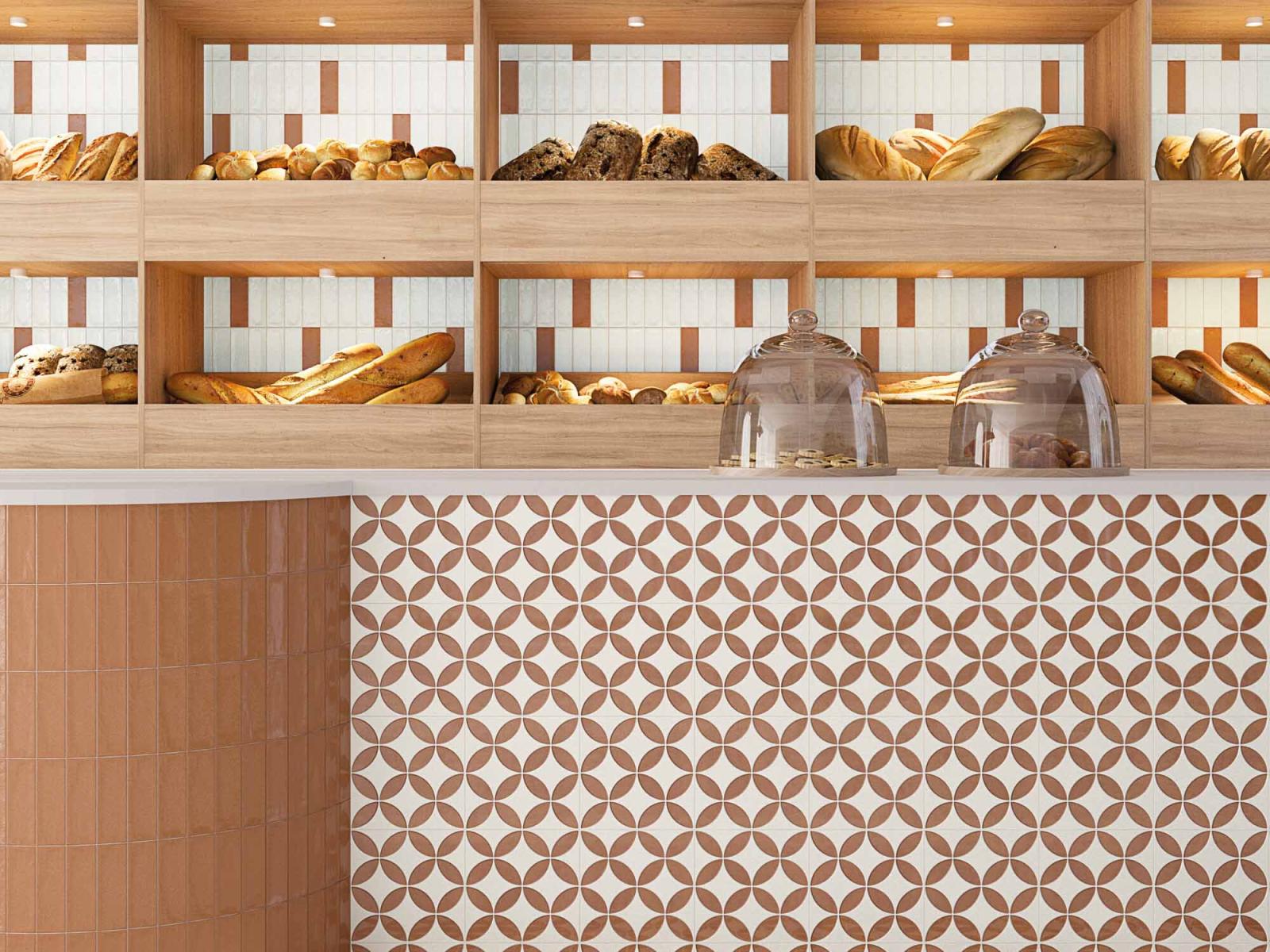 Gres MAYARI CLAY PETALS LT 22,3x22,3 (2)