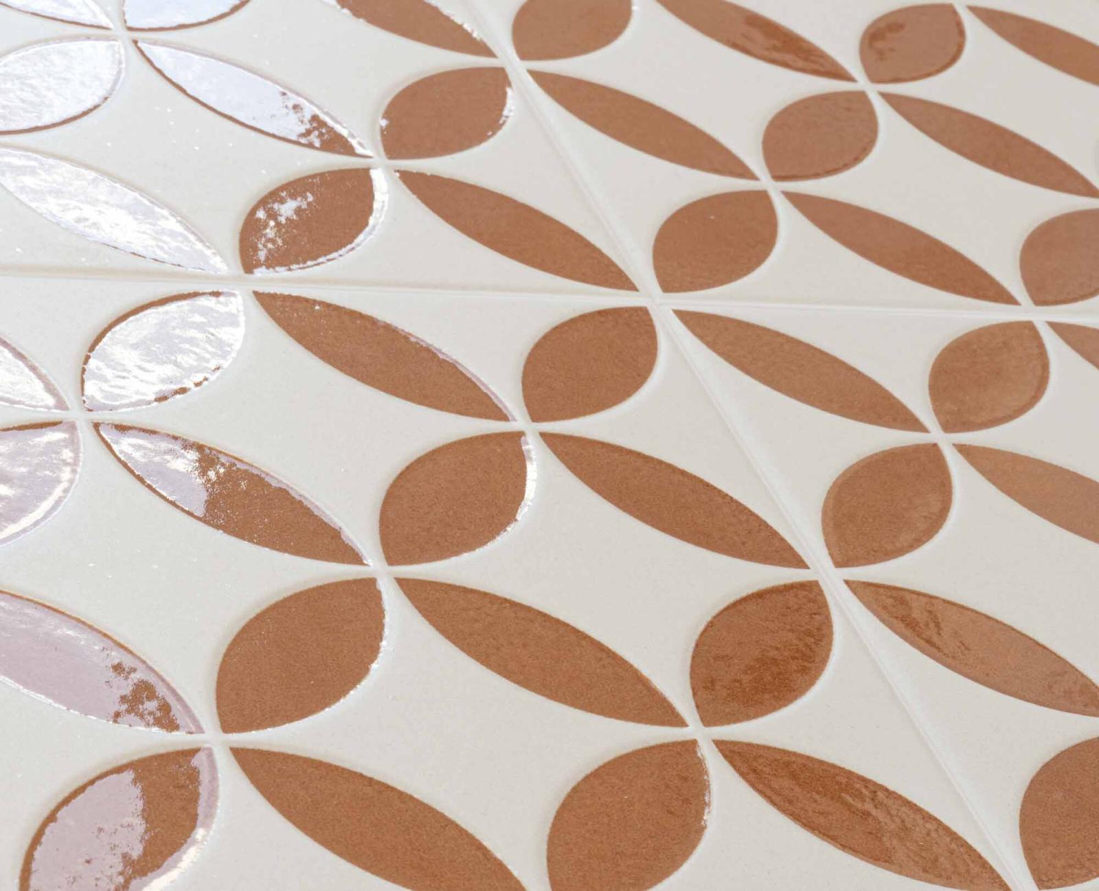 Gres MAYARI CLAY PETALS LT 22,3x22,3 (3)