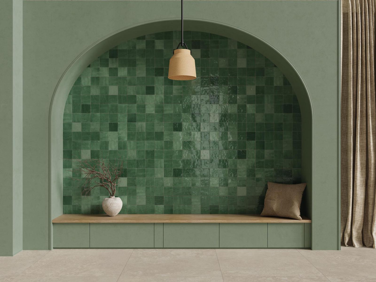 Gres SAMIRA GREEN 10x10