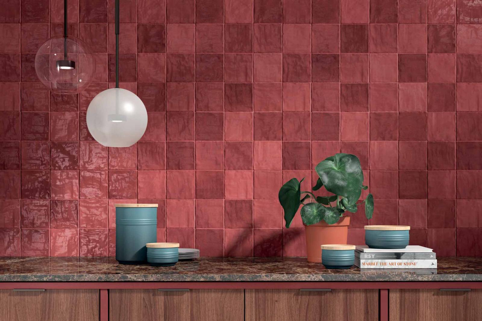 Płytka ścienna RIAD RED 10x10