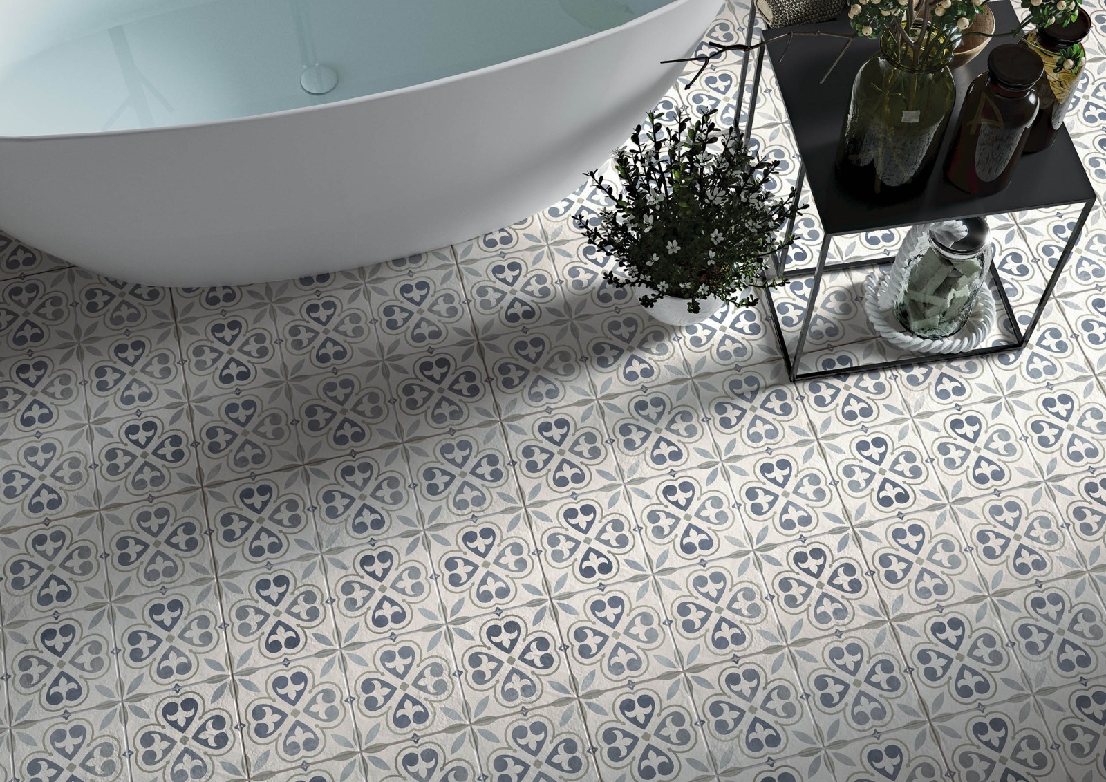 Płytki z powtarzalnym wzorem