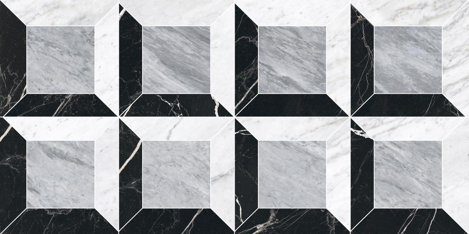 Obrazek dla: Gres MAJESTIC PRESTIGE BLU/NERO/BIANCO 60x120