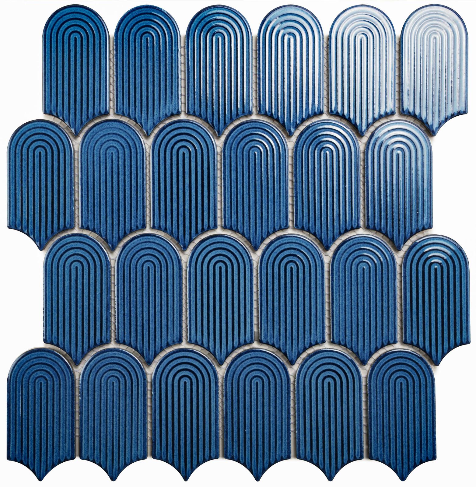 Mozaika ALMARE BLUE GLOSS 29,8x28,8 (1)