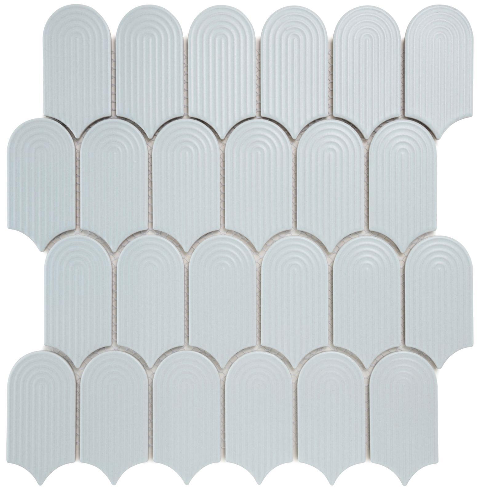 Obrazek dla: Mozaika ALMARE LIGHT GREY MAT 29,8x28,8