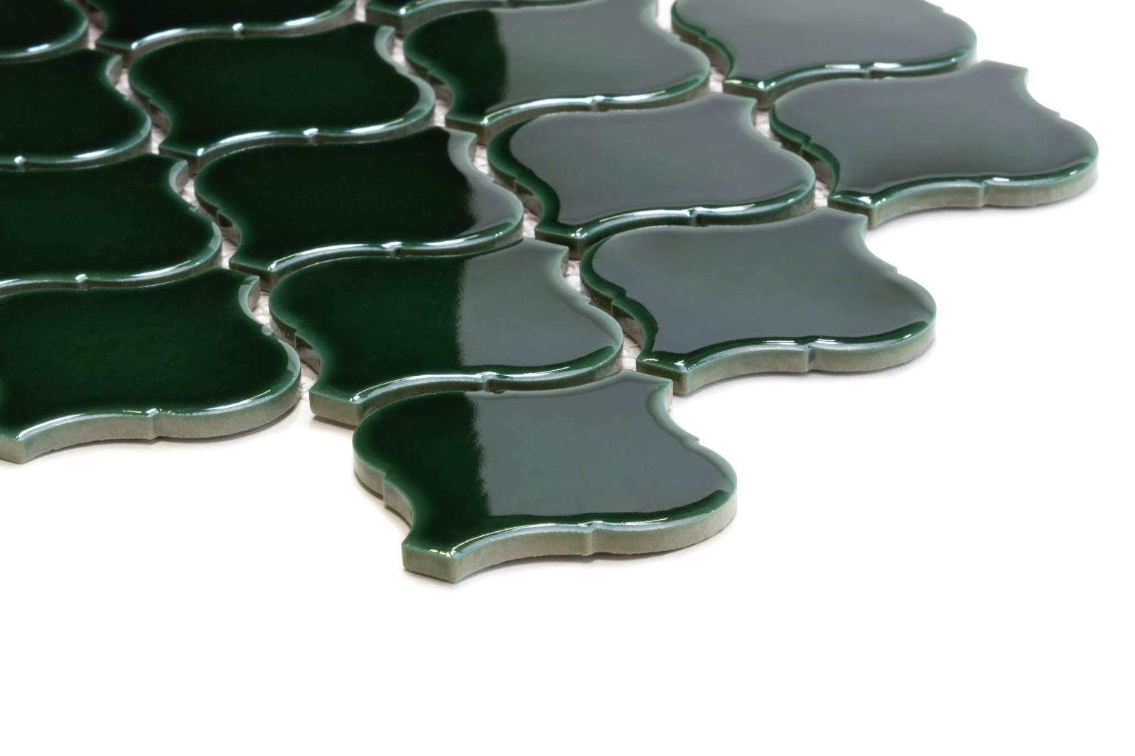 Mozaika ARESCO GREEN GLOSS 28x24,6 (2)