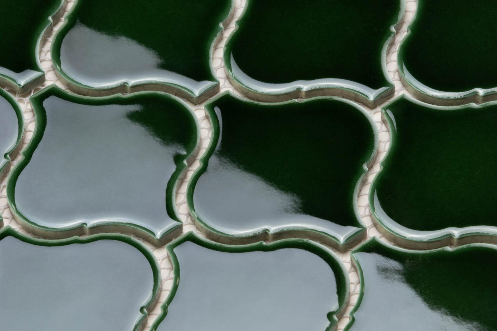 Mozaika ARESCO GREEN GLOSS 28x24,6 (3)
