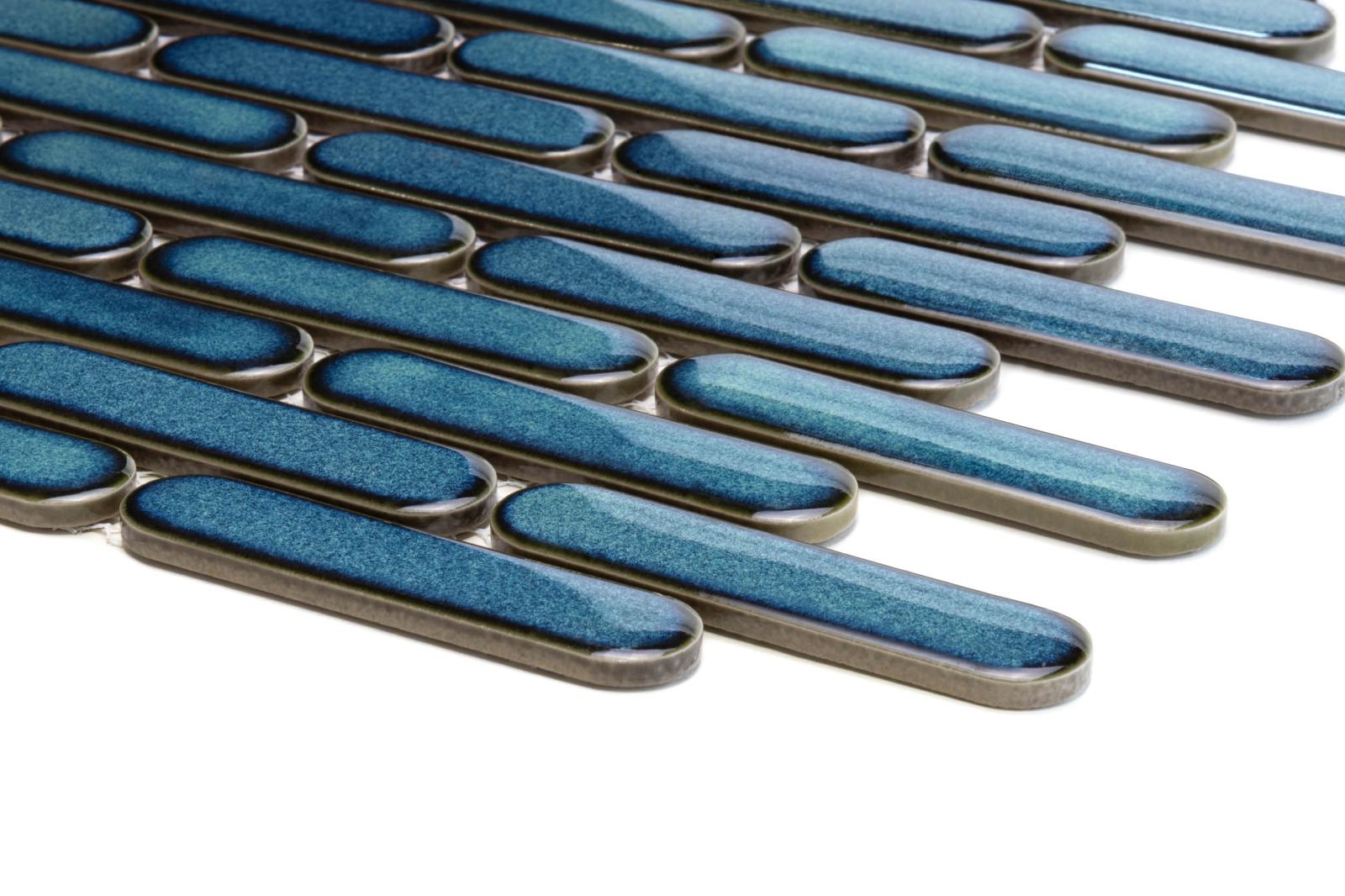 Mozaika BISCARE BLUE GLOSS 30,6x30,2 (2)