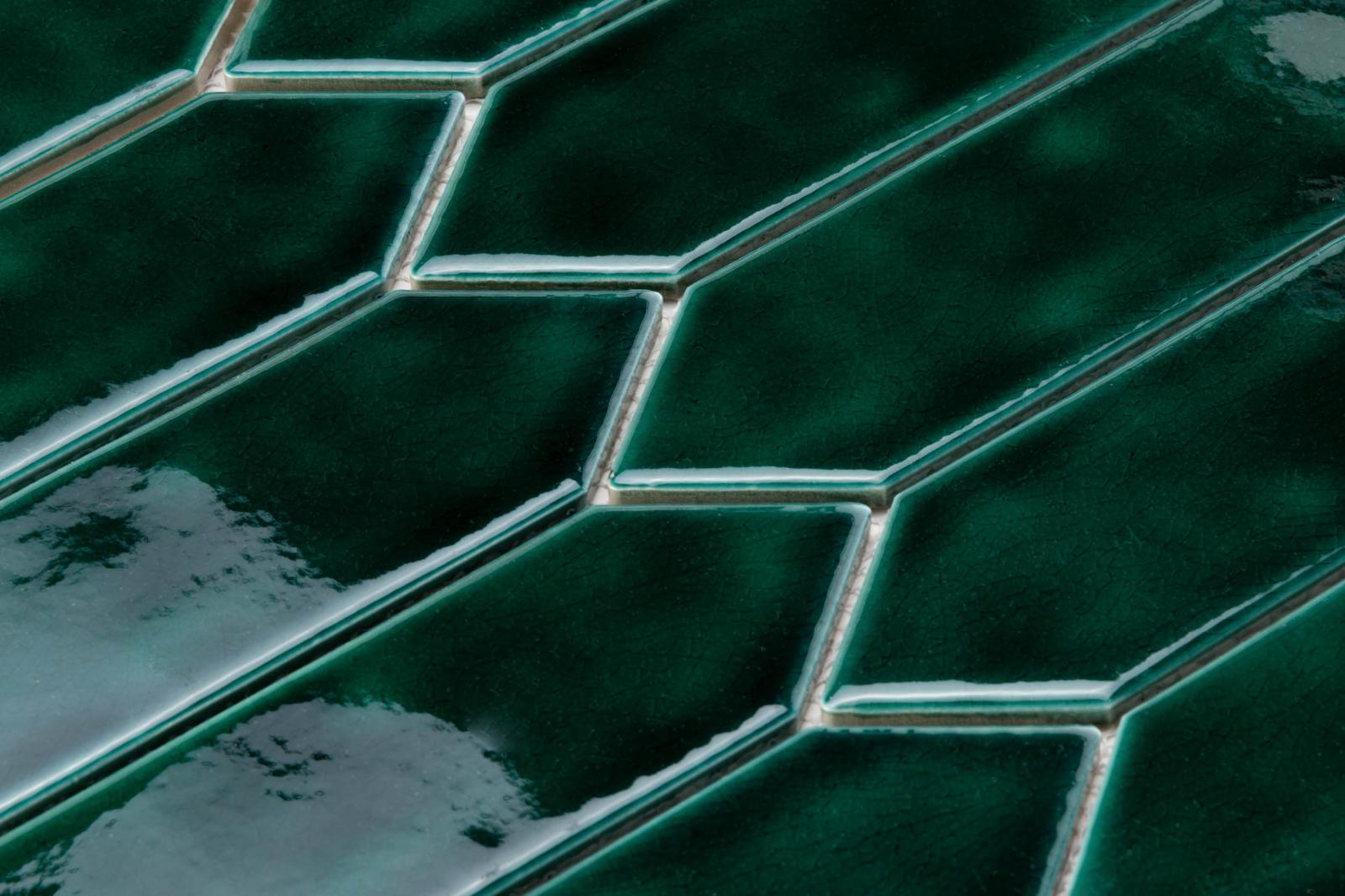 Mozaika DIAMIRA GREEN GLOSS 29,3x32,4 (3)