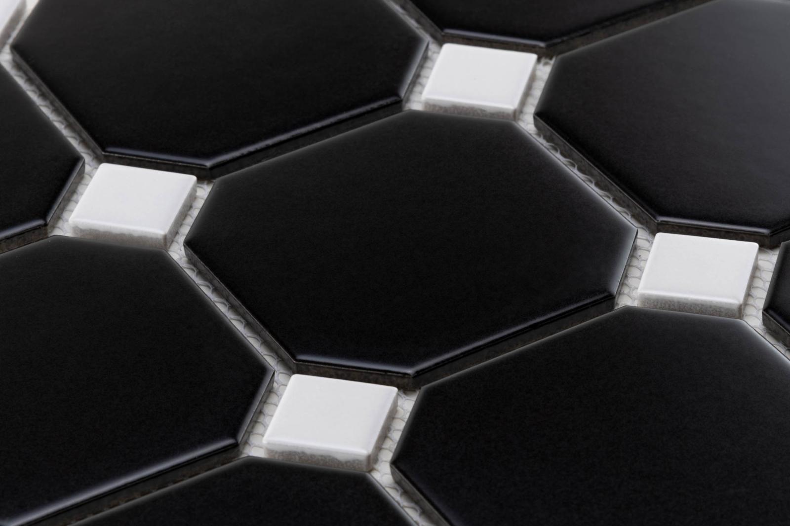 Mozaika OCTAGONO BLACK MAT 30x30 (3)