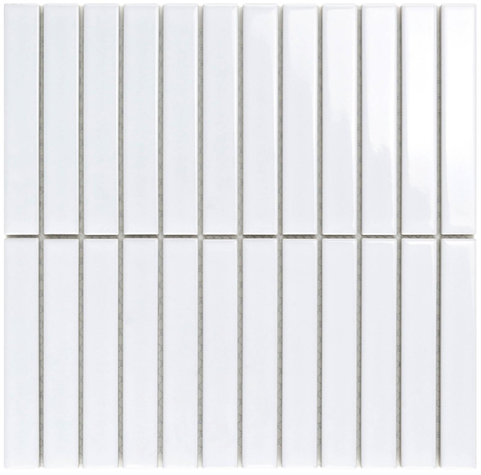 Mozaika RITMA MID WHITE GLOSS 30x29,6 (1)