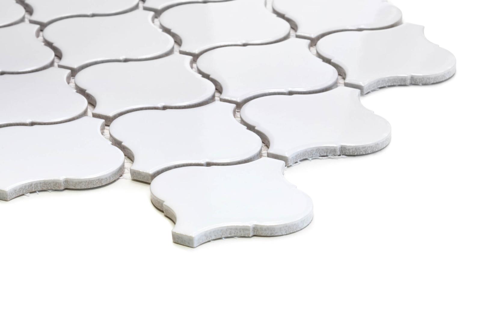 Mozaika ARESCO WHITE GLOSS 28x24,6 (2)