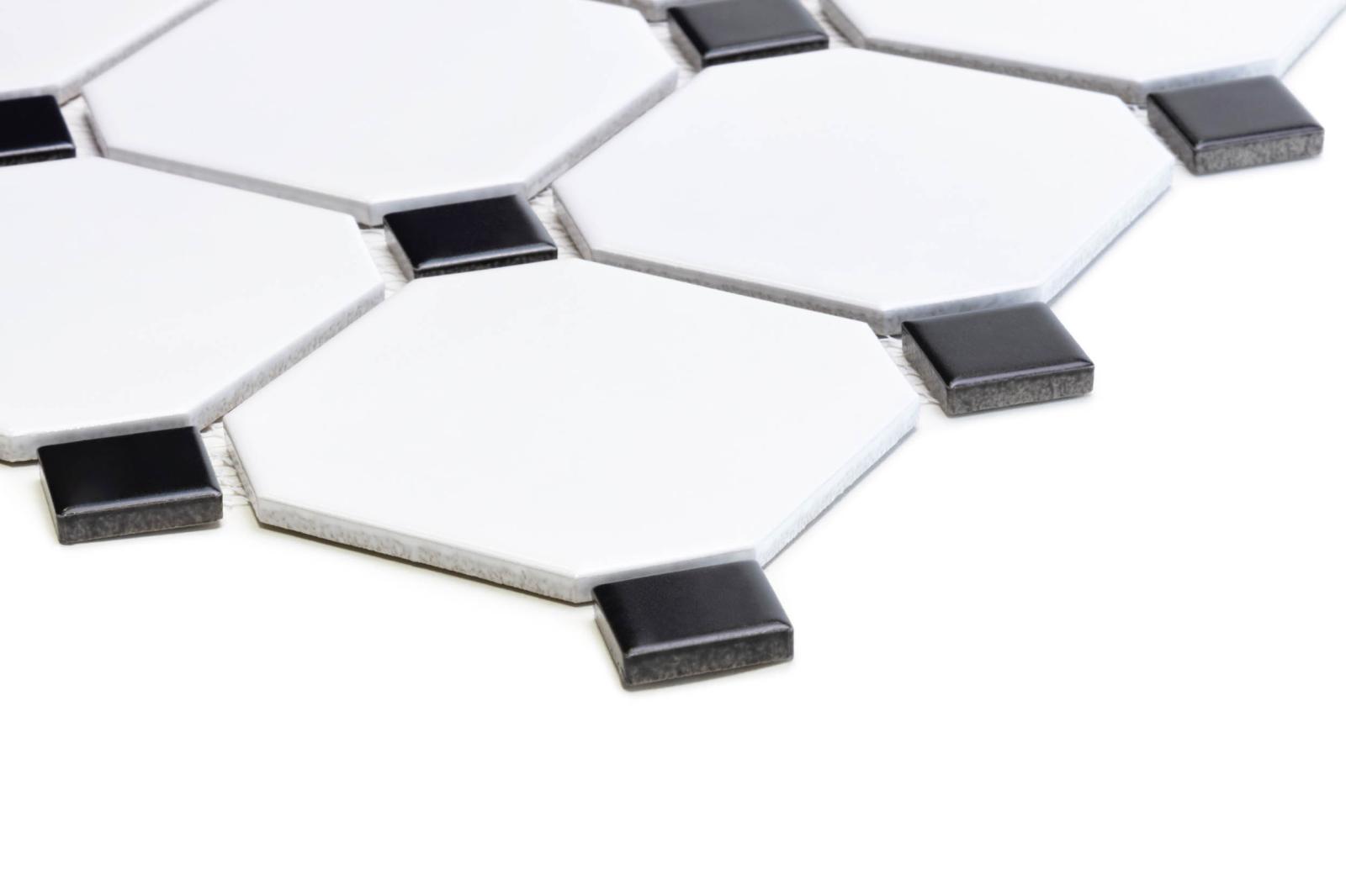 Mozaika OCTAGONO WHITE MAT 30x30 (2)