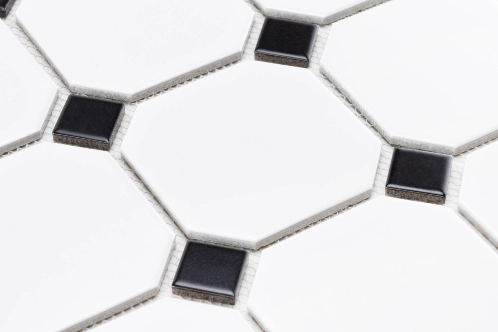 Mozaika OCTAGONO WHITE MAT 30x30 (3)