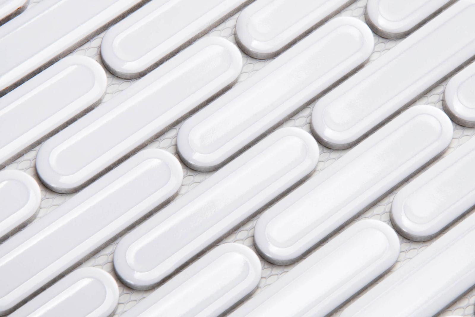 Mozaika BISCARE ROYAL WHITE GLOSS 30,6x30,2 (3)