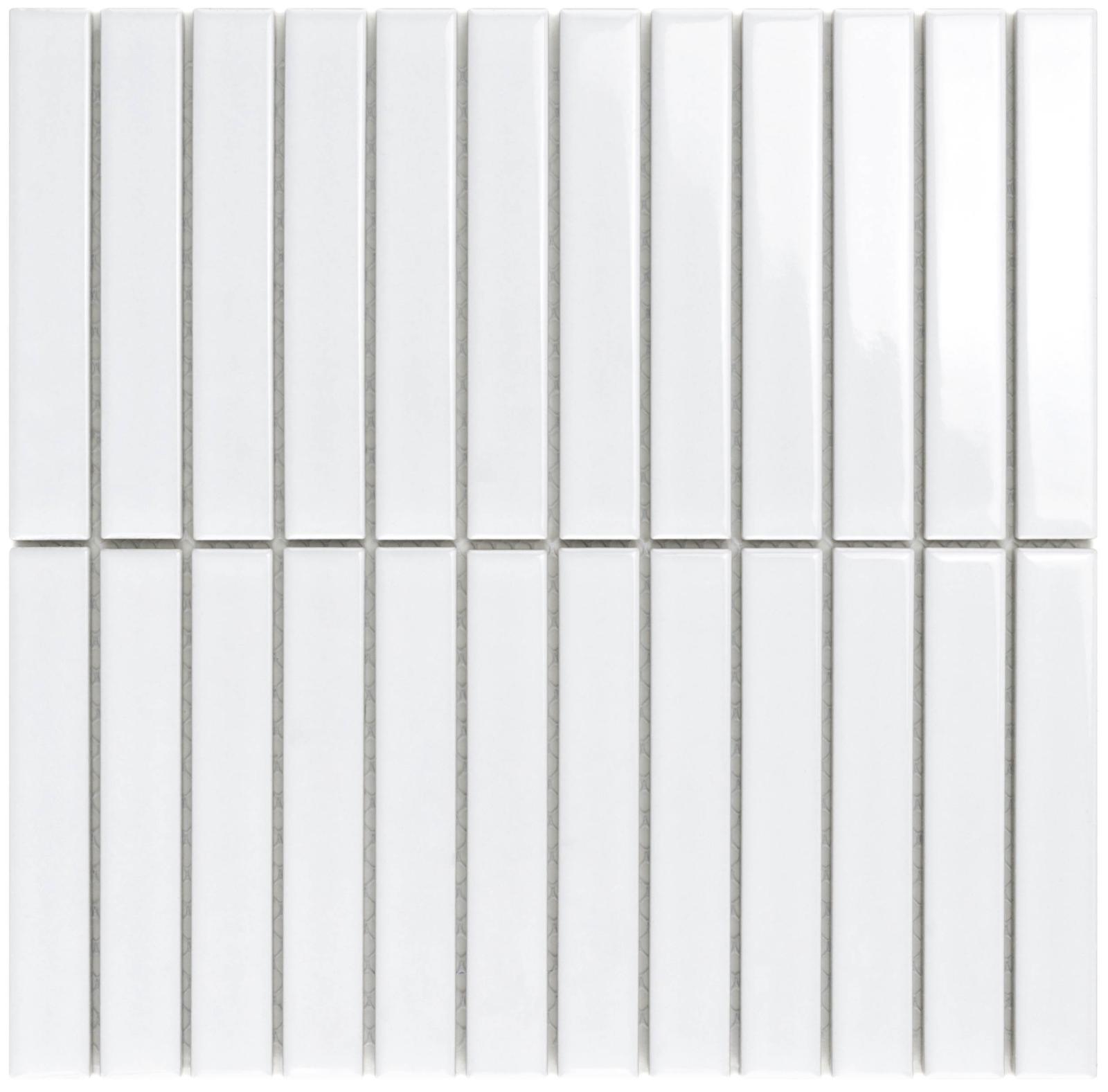 Mozaika RITMA MID WHITE GLOSS 30x29,6 (1)