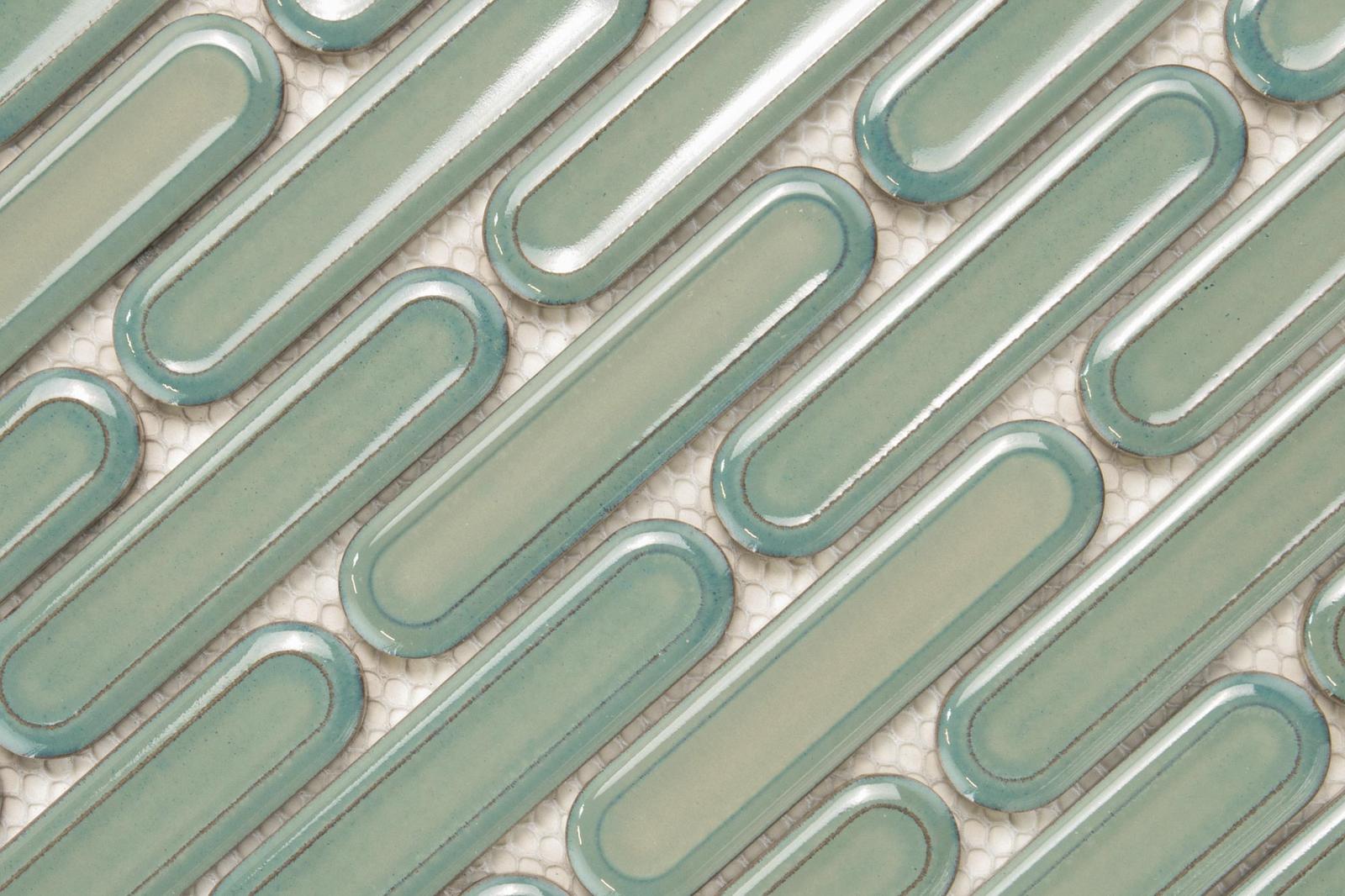 Mozaika BISCARE ROYAL LIGHT GREEN GLOSS (3)