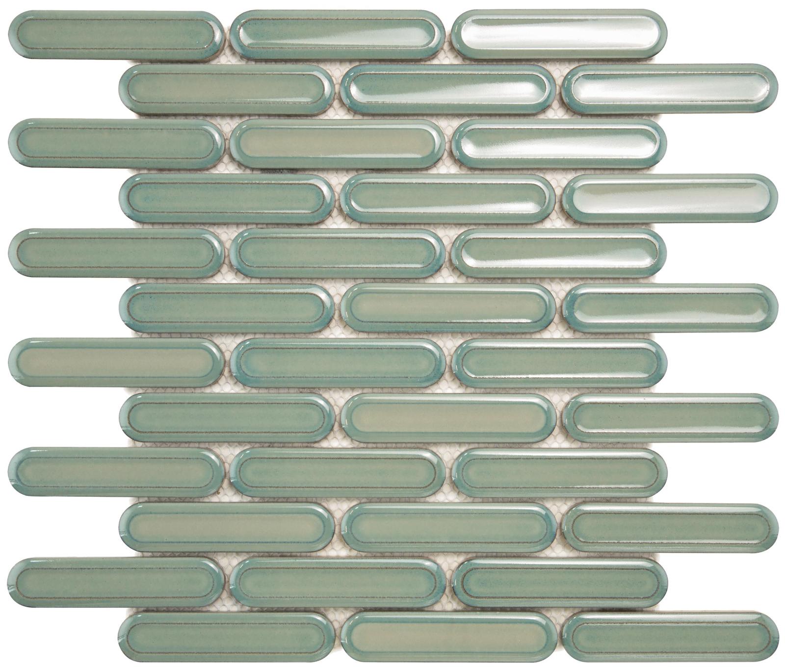 Obrazek dla: Mozaika BISCARE ROYAL LIGHT GREEN GLOSS