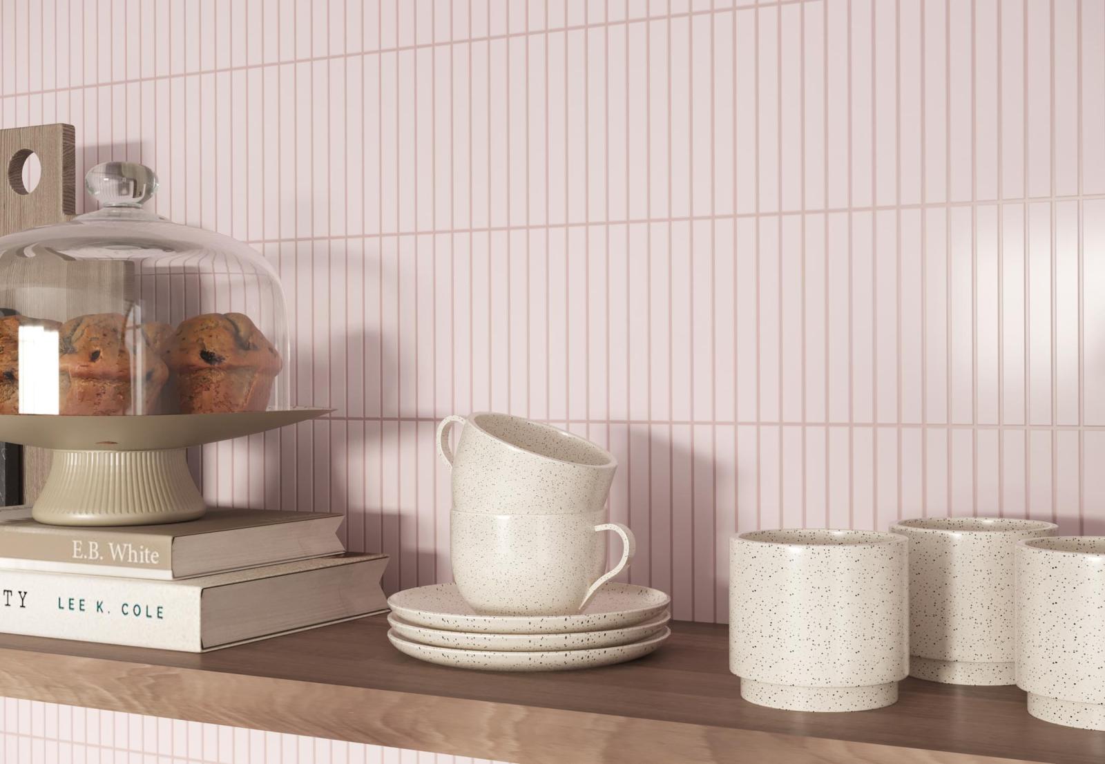 Mozaika RITMA SMALL PINK MAT (2)