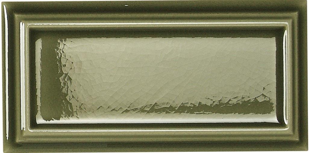 Płytka ścienna HAMPTONS ORIENT VICTORIAN GREEN CRACKLED 6,5X13 (1)