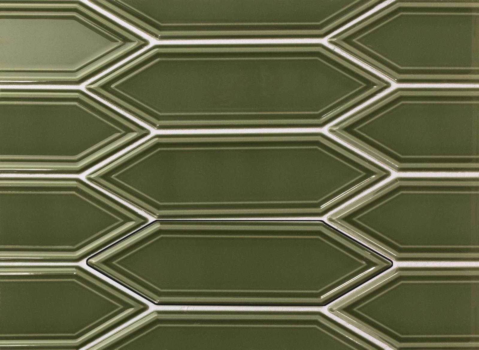 Płytka ścienna HAMPTONS GIN VICTORIAN GREEN 5X18 (3)
