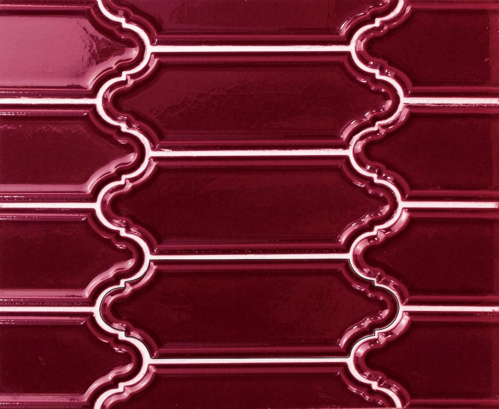 Płytka ścienna HAMPTONS MECOX CHERRY CRACKLED 5X15 (2)