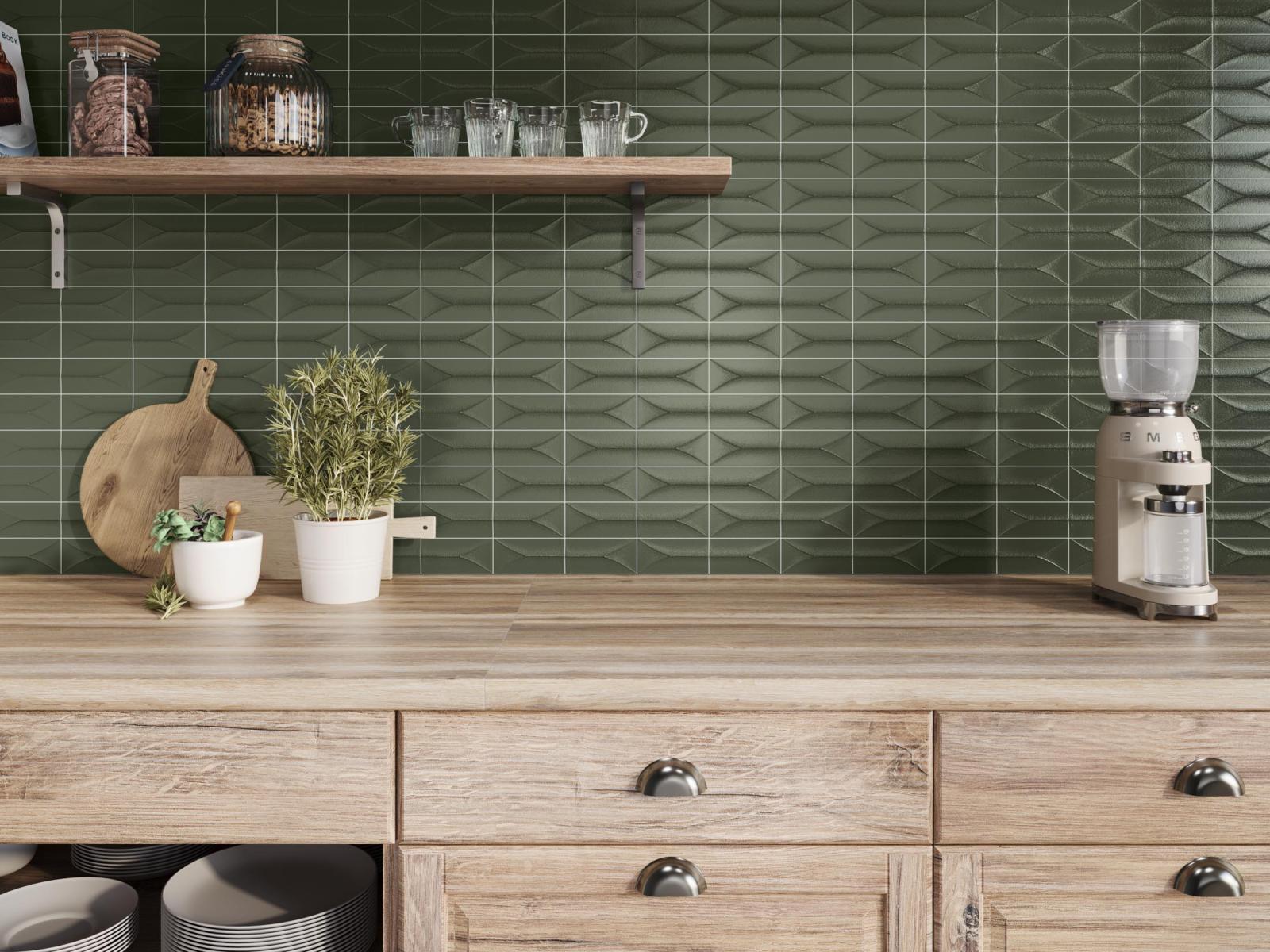 Gres ARKA FORMA GREEN 5,8X11,6 (4)