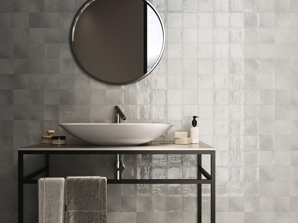 Płytka ścienna ZELLIGE GREY BRILLO 10x10