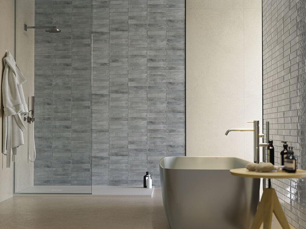 Płytka ścienna RHORY GREY BRILLO 5x25