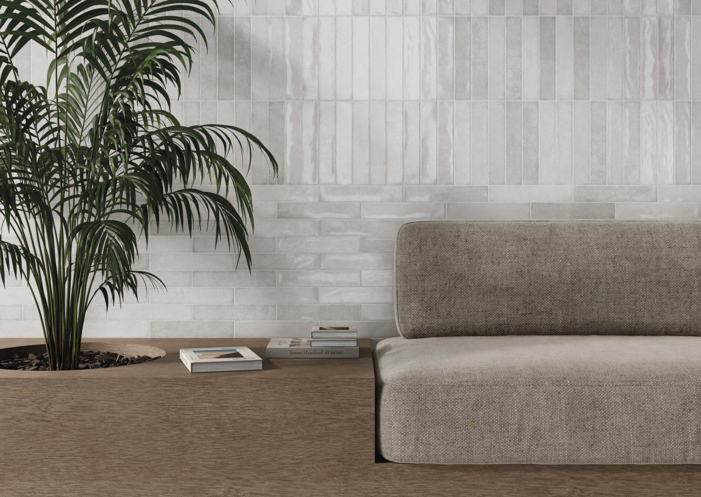 Płytka ścienna MAHI WHITE BRILLO 5x25