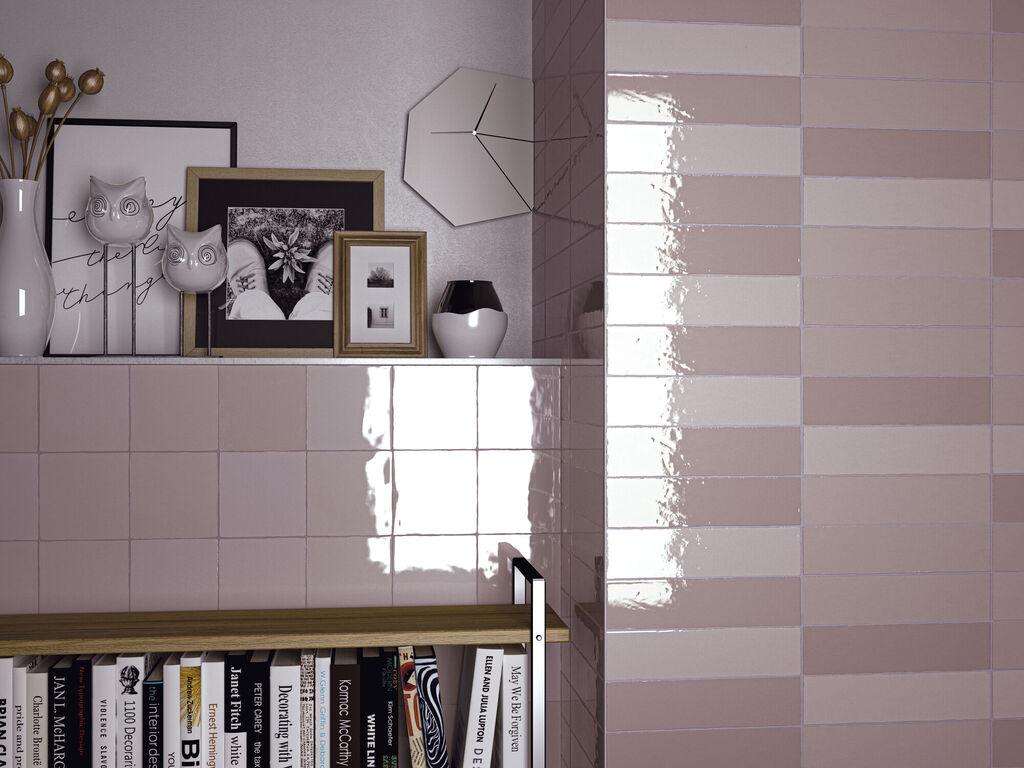 Płytka ścienna MOOS PINK BRILLO 6,5x26 (3)