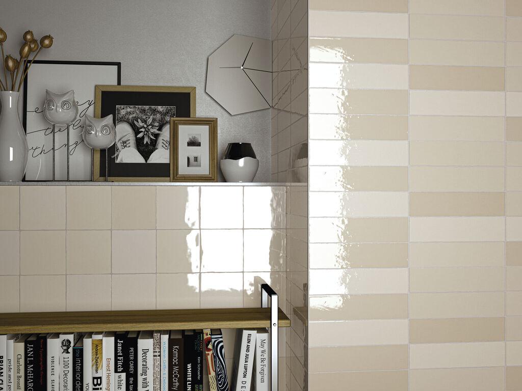 Płytka ścienna MOOS IVORY BRILLO 6,5x26