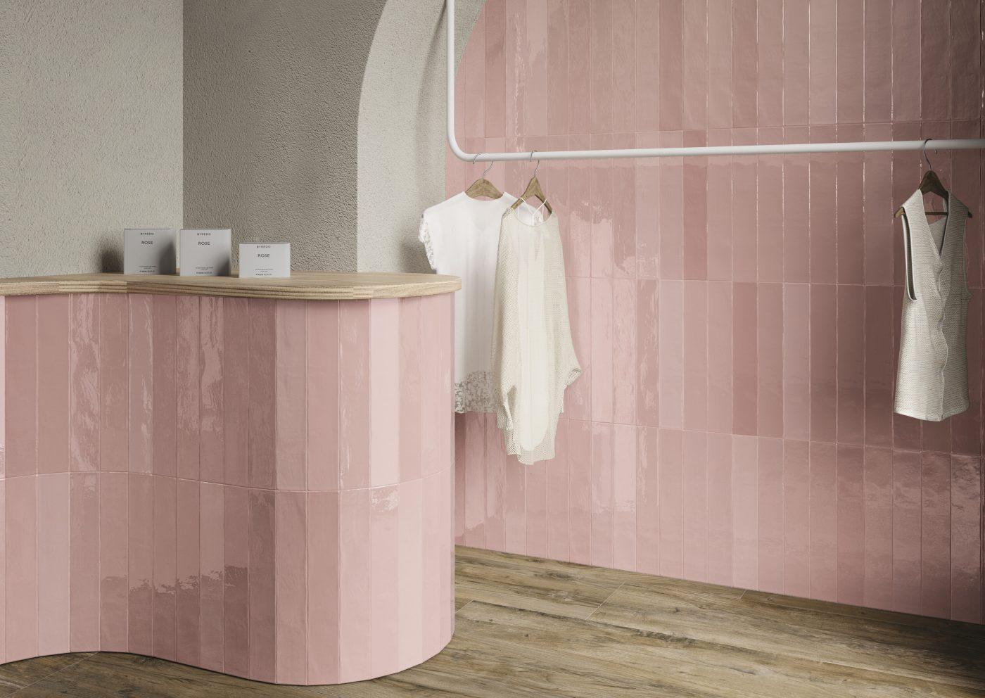 Płytka ścienna SWITCH CORAL BRILLO 6,5x39,5
