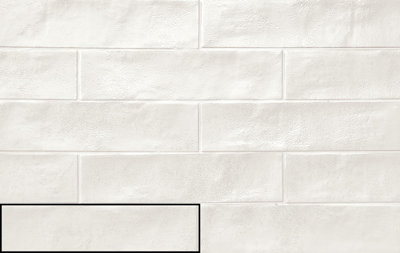 Płytka ścienna FUSIONE BIANCO 6,3x25 (2)